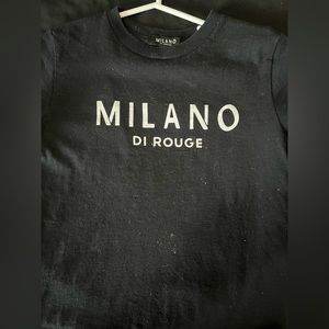 Black Milano boys Tee